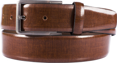 

Vener Fabica Men Casual, Evening, Formal, Party Tan Genuine Leather Belt