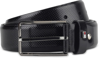 

Tommy Hilfiger Men Black Genuine Leather Belt