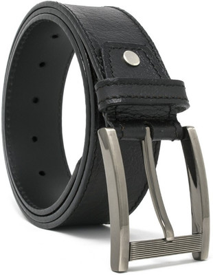 

Leather Plus Men Formal Black Genuine Leather Belt