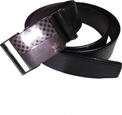 Noble Men Formal Black, Tan Artificial Leather Reversible Belt, Black and tan both (2 in 1)