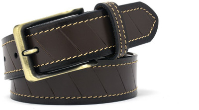 

Leather Plus Men Casual Brown Genuine Leather Belt