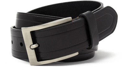 

Leather Plus Men Formal Black Genuine Leather Belt