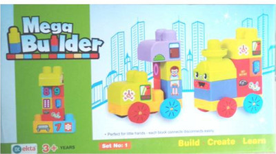 

P17 collection MEGA BUILDER BUILD,CREATE,LEARN Board Game