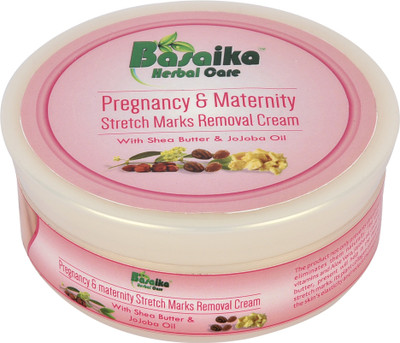 

Basaika Herbal Care Pregnancy and maternity Stretch marks Removal Cream With Shea Butter, Coca Butter & JoJoba Oils with 100% Natural ingredients & Parabeen Free (Pre Pregnancy Marks Removal |Post Pregnancy Marks Removal | Gym Stretch Marks Removal | Body