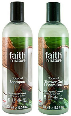 

Faith In Nature Coconut Shampoo & Shower Gel Duo(400 ml, Pack of 2)