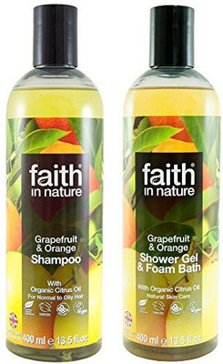 

Faith In Nature Grapefruit & Orange Shampoo & Shower Gel Duo(400 ml, Pack of 2)