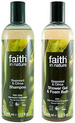 

Faith In Nature Seaweed & Citrus Shampoo & Shower Gel Duo(400 ml, Pack of 2)