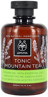 

Apivita Tonic Mountain Tea Shower Gel with Essential Oils with greek mountain tea(300 ml)