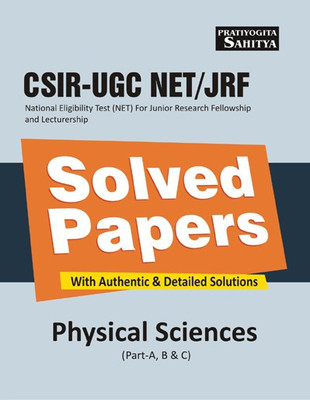 CSIR-UGC-NET/JRF SOLVED PAPERS PHYSICAL SCIENCES(English, Paperback, Editorial Board)