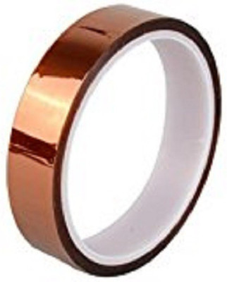 

Vertex Tape Adhesive tape Kapton Polymide Film Polyimide Heat Resistance Kapton Tape (Manual)(Set of 1, Amber)