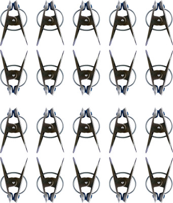 

ashirwad 20 pic 5X2X5 steel cloth Clip(Set of 20, steel)