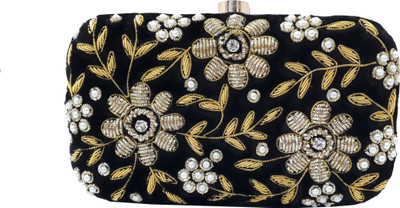 

HimalayaHandicraft Party Black Clutch