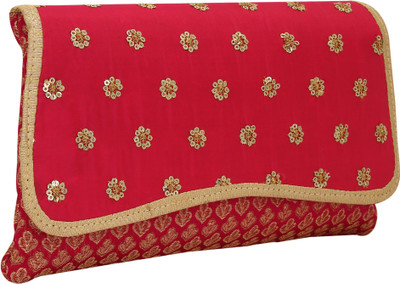 

VASTRESHA Casual Red Clutch