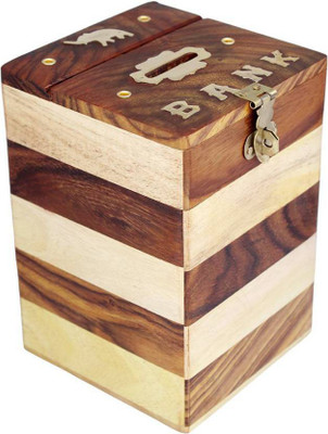 

OnlinePurchas NEW SHAPED COIN BANK Coin Bank(Brown)