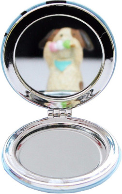 

Jadebin Cute Cartoon & Nature Design Makeup Cosmetic Hand Folding Portable Pocket Mirror 1 Piece Round PU Leather Mirrors for Ladies Gift - Pack of 1
