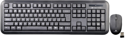 

Zebronics Companion 101 Mouse & Wireless Laptop Keyboard(Black)