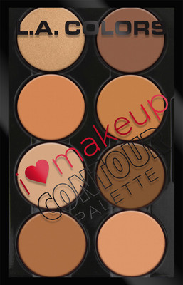 

L.A. Colors I Heart Makeup Contour Palette - Concealer(Medium To Deep)