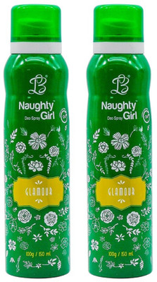 

LB Naughty Girl Glamour (Pack Of 2) Body Spray - For Women(150 ml, Pack of 2)