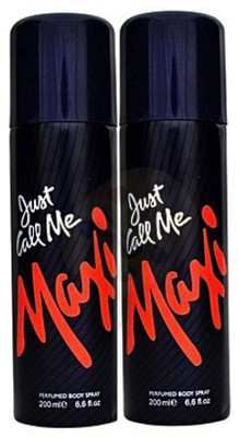 

JUST CALL ME MAXI BLUE Body Spray - For Men(100 ml, Pack of 2)