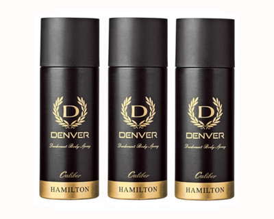

Denver Caliber Body Spray - For Men(165 ml, Pack of 3)