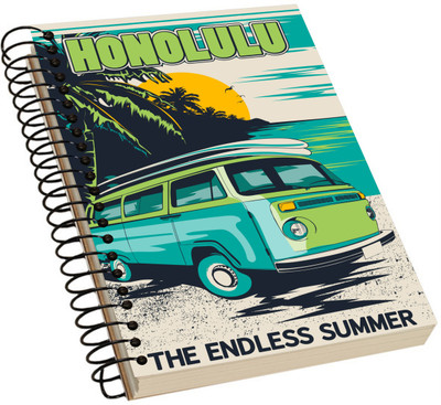 

JIKRAA A5 Notebook(Vintage Acrylic Notebook, Multicolor)