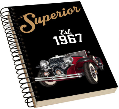 

JIKRAA A5 Notebook(Vintage Acrylic Notebook, Multicolor)
