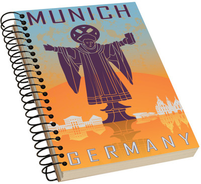 

JIKRAA A5 Notebook(Vintage Acrylic Notebook, Multicolor)