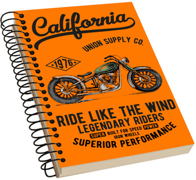 

GRAZIOS A5 Notebook(Vintage Acrylic Notebook, Multicolor)