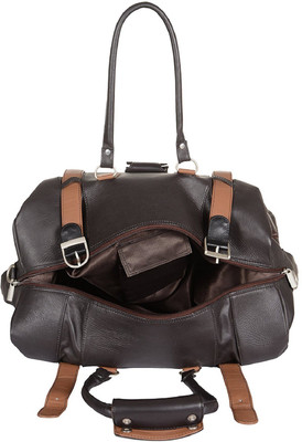 HIDECART Leather Unisex Stylish Gym/Duffle Bag Gym Bag(Brown)