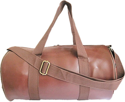 

Muccasacra Unmissable Stylish Vintage Brick Weekender Duffel Gym Bag with 3 compartments Gym Bag(Maroon)