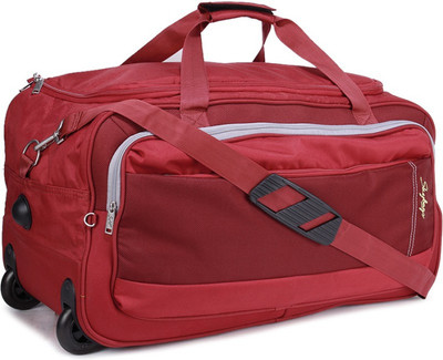 

Skybags Italy 62 cms medium Duffel Strolley Bag(Red)