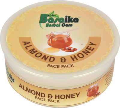 

Basaika Herbal Care Almond & Honey face pack ,100% Natural Ingredeints & Parabeen Free (Glowing Skin |Radiant Skin | Oil Control |Skin Repair| Age Control |reduces skin blemishes & pigmentation marks | Skin Soothing |Skin Moisturization | Sun protection )