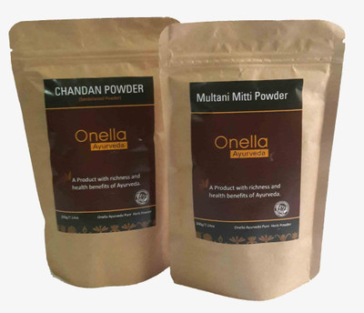 

onella ayurveda Combo Pack Multani Mitti+Chandan Powder (400 gm)(400 g)