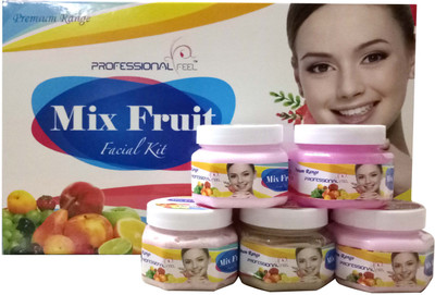 

Professional ProfessionalFeel Mix Fruit Facial Kit, Premium Range For Fairness, Whiting, Skin, Instant Glow 500 g