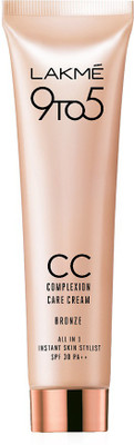 

Lakme 9 to 5 Complexion Care Face Cream - Bronze(30 g)