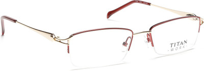 

Titan Half Rim Rectangle Frame(121 mm
