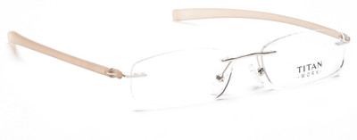 

Titan Rimless Rectangle Frame(118 mm