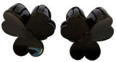 

Pooja Trendz Black Color Flower Hair Clutcher-Hair Claw/Clip-2 Pcs. Hair Claw(Black)