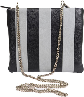 

GoLeather Sling Bag(Black, Blue)