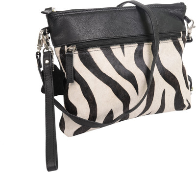 

GoLeather Hand-held Bag(Black, White)
