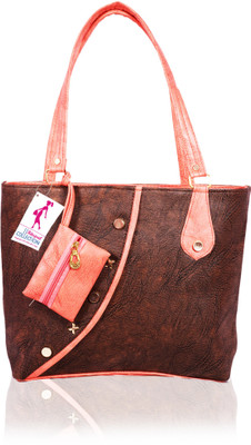 

Ritupal Collection Shoulder Bag(Brown, Pink)