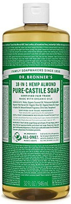 

Dr. Bronner's Almond Castile Liquid Soap(5 ml, Bottle)