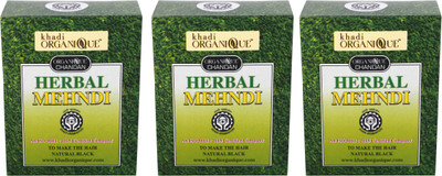 

Khadi Organique Herbal Black Mehndi (Pack of 3)(300 g)