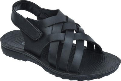 

BUNNIES Boys & Girls Velcro Sports Sandals(Black