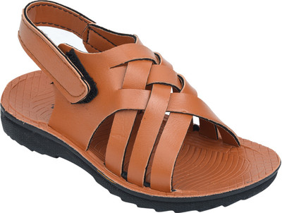 BUNNIES Boys & Girls Velcro Sports Sandals(Beige)