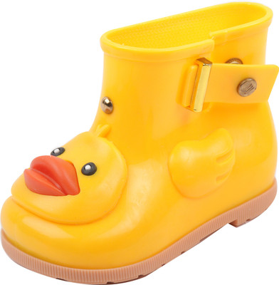 Yellow Bee Girls Strap Casual Boots(Yellow