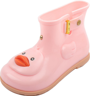 

Yellow Bee Girls Strap Casual Boots(Pink