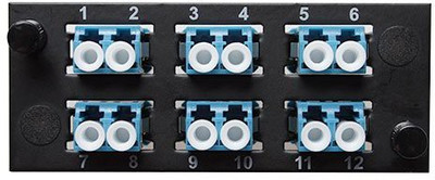 

Molex Fiber Adaptor Plate 12 Pack SM LC Lan Adapter(1000 Mbps)