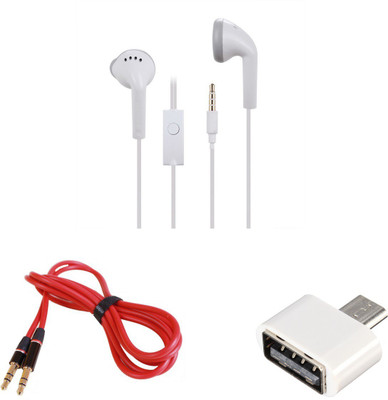 

MINIFOX Aux, Otg Cable, Earphone Combo Set(Multicolor)