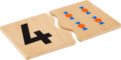

Eduedge Numeral - Quantity Matching • Made from high quality plywood. • Printed with safe paints for children. • Smooth edges and corners .Ten pairs of plates.Non-toxic eco friendly product. Age: 3+(Multicolor)